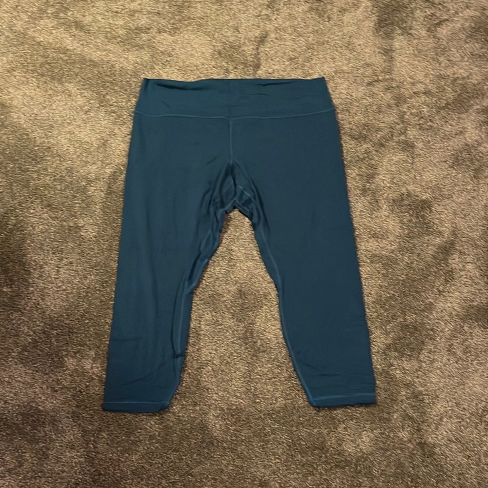 Teal lululemon align leggings